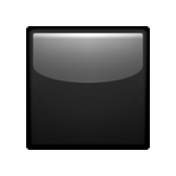 Black Medium Small Square Emoji