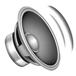 Speaker With Three Sound Waves Emoji