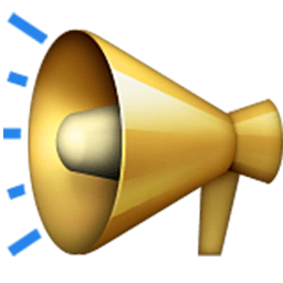 Public Address Loudspeaker Emoji