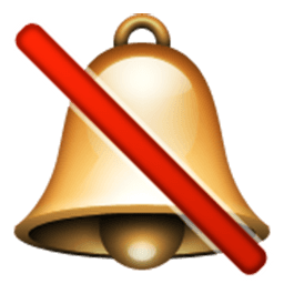 Bell With Cancellation Stroke Emoji