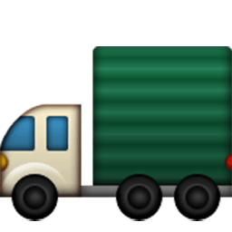 Articulated Lorry Emoji