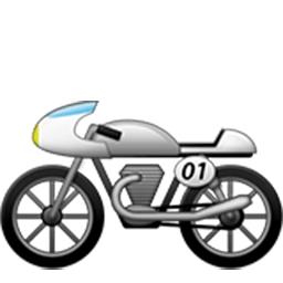 Racing Motorcycle Emoji