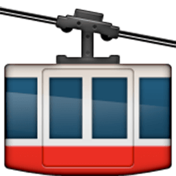 Mountain Cableway Emoji
