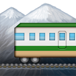 Mountain Railway Emoji