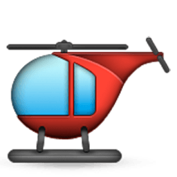 Helicopter Emoji