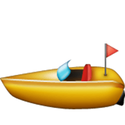 Speedboat Emoji