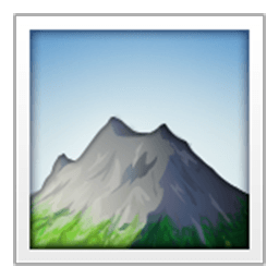 Mountain Emoji