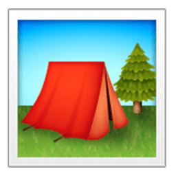 Camping Emoji