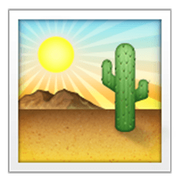 Desert Emoji