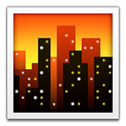 Cityscape At Dusk Emoji