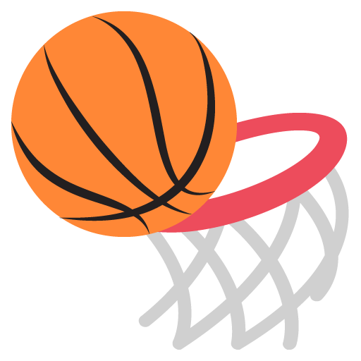 Basketball And Hoop Emoji