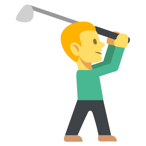 Golfer Emoji