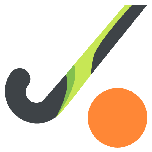 Field Hockey Stick And Ball Emoji