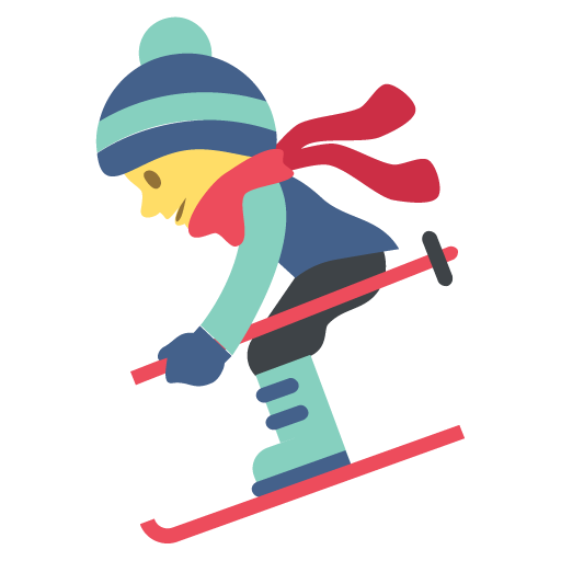 Skier Emoji