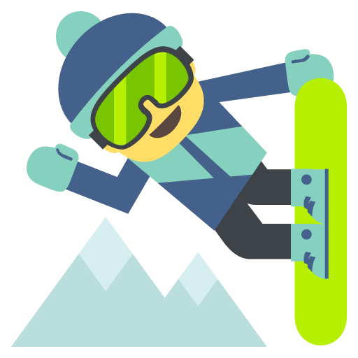Snowboarder Emoji