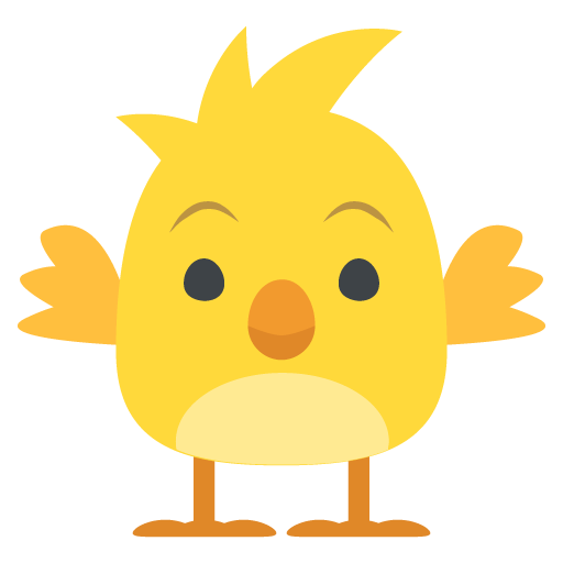 Front-facing Baby Chick Emoji