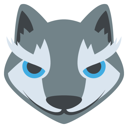 Wolf Face Emoji