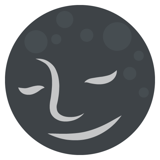 New Moon With Face Emoji