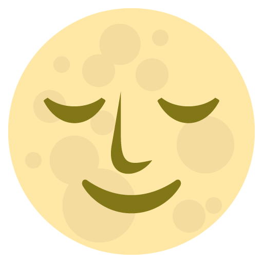 Full Moon With Face Emoji