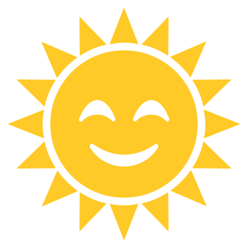 Sun With Face Emoji