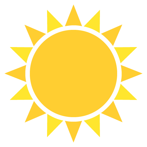 Black Sun With Rays Emoji