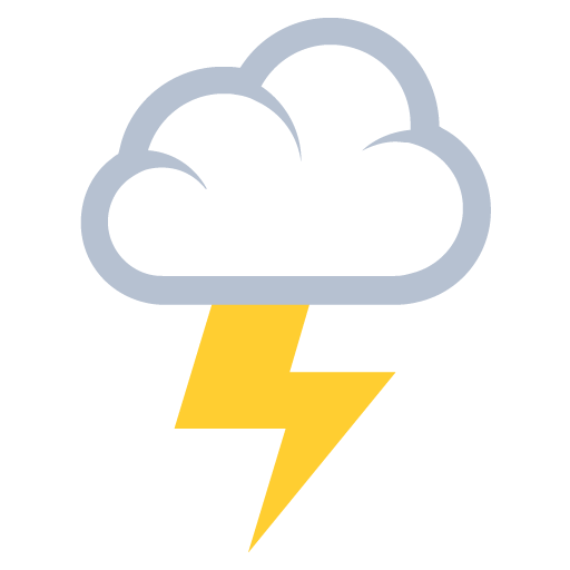 Cloud With Lightning Emoji