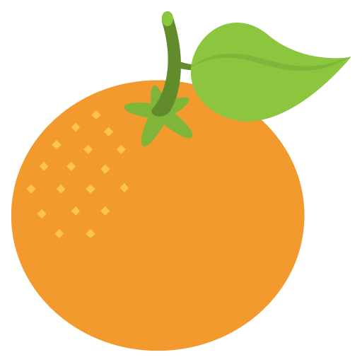 Tangerine Emoji