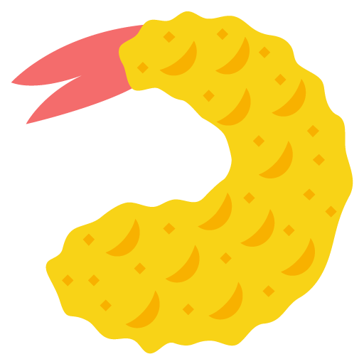 Fried Shrimp Emoji