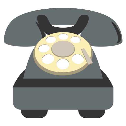 Black Telephone Emoji