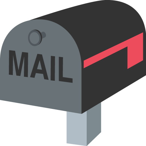 Closed Mailbox With Lowered Flag Emoji