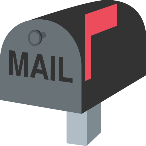 Closed Mailbox With Raised Flag Emoji