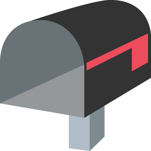 Open Mailbox With Lowered Flag Emoji