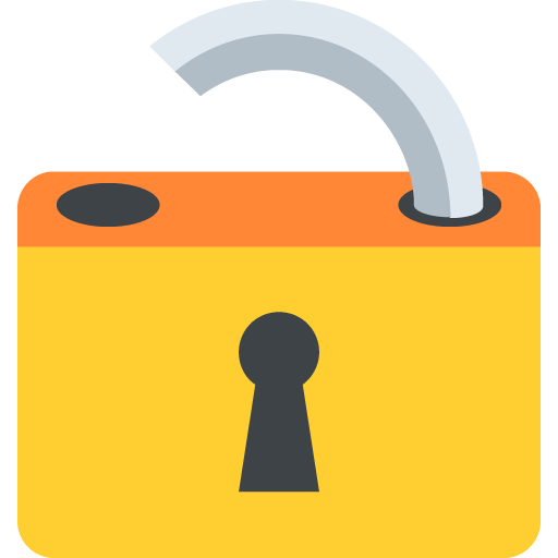 Open Lock Emoji