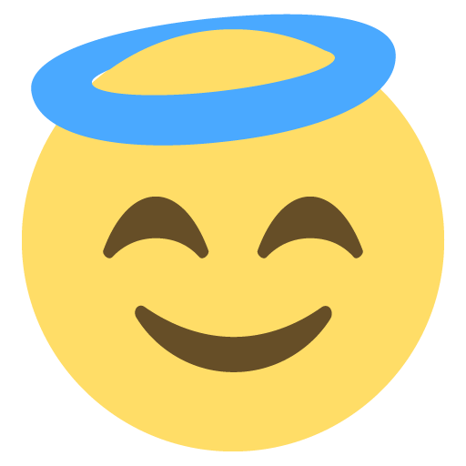 Smiling Face With Halo Emoji