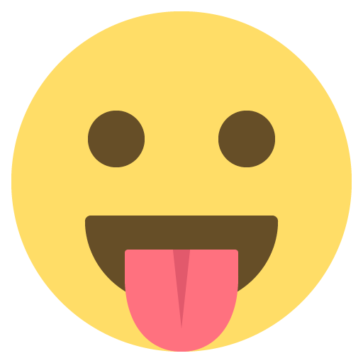 Face With Stuck-out Tongue Emoji