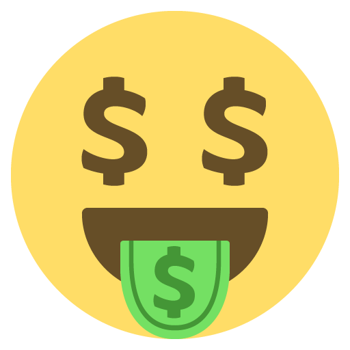 Money-mouth Face Emoji