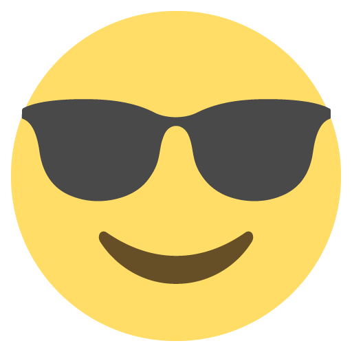 Smiling Face With Sunglasses Emoji