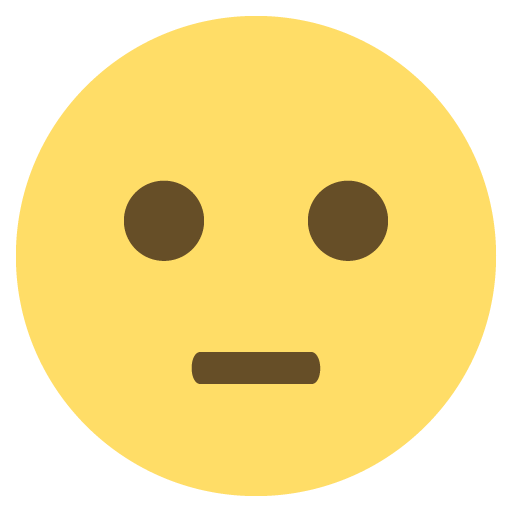 Neutral Face Emoji