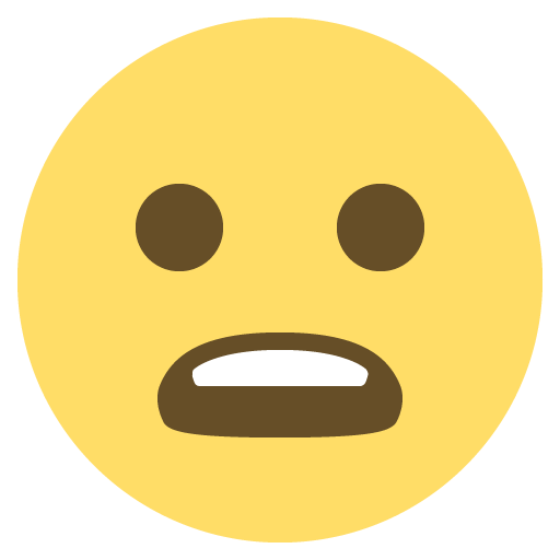 Frowning Face With Open Mouth Emoji