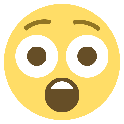 Astonished Face Emoji