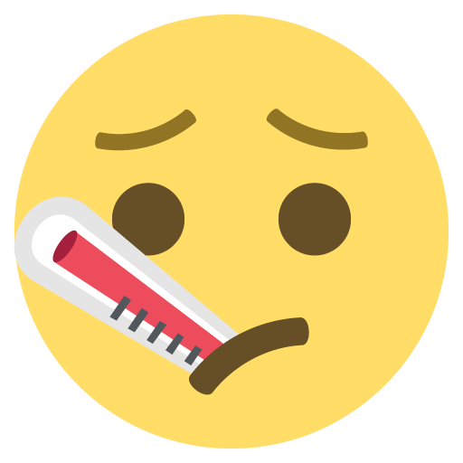 Face With Thermometer Emoji