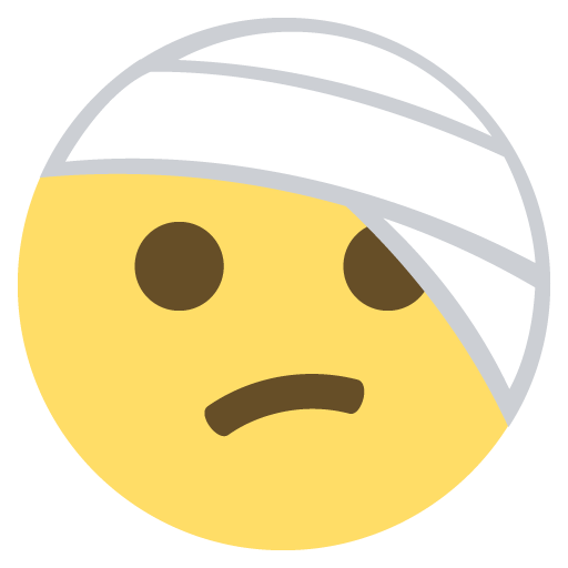 Face With Head-bandage Emoji