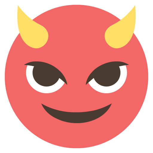 Smiling Face With Horns Emoji