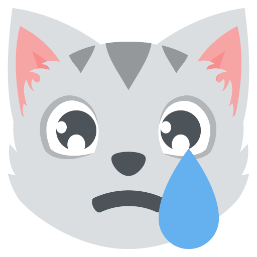 Crying Cat Face Emoji