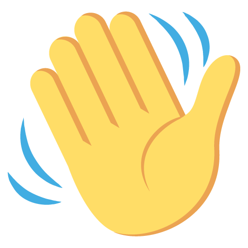 Waving Hand Sign Emoji