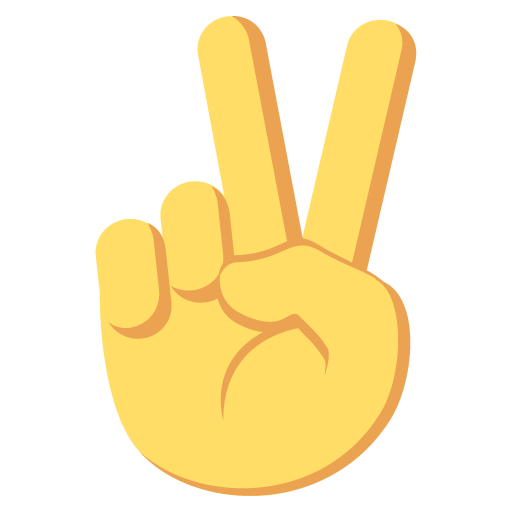 Victory Hand Emoji