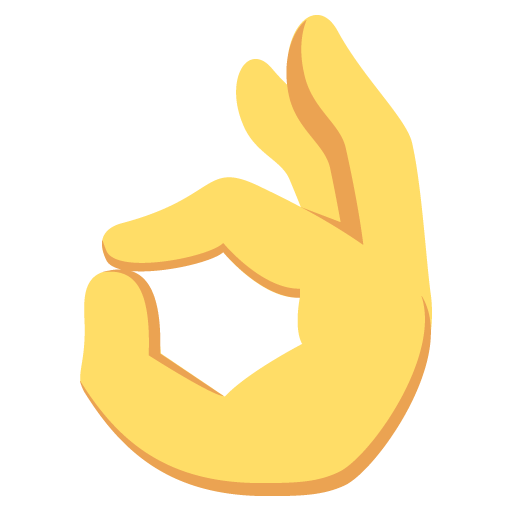 Ok Hand Sign Emoji