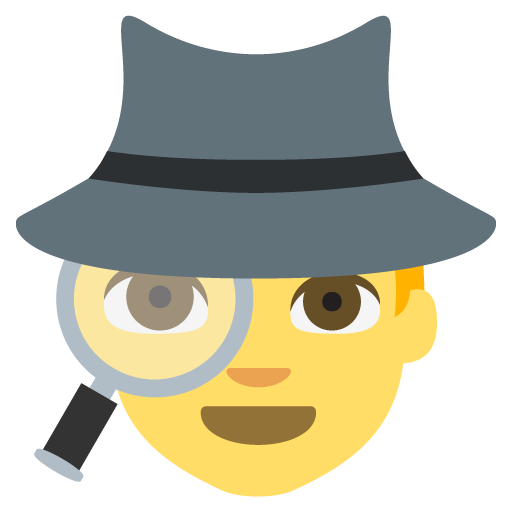 Sleuth Or Spy Emoji