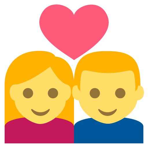 Couple With Heart Emoji