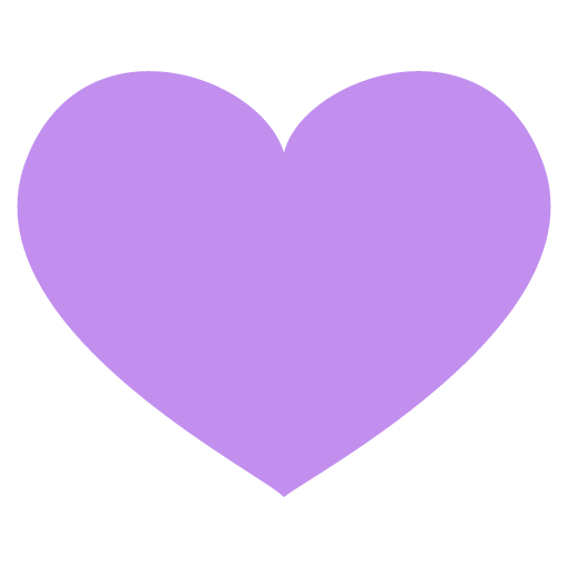 Purple Heart Emoji